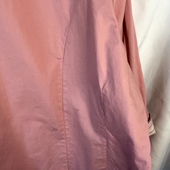 Riders Size 3X Pink Women's top button-down blouse Instantly Slims You - Picture 7 of 8